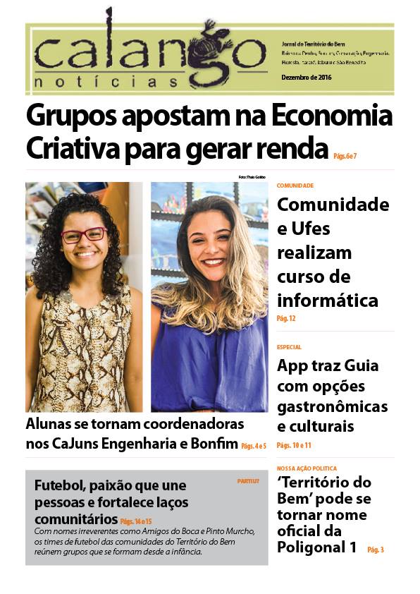 Capa da Edição 4 do Jornal Comunitário Calango Notícias.jpg